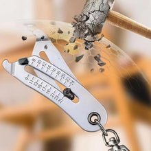 Load image into Gallery viewer, 1PC Portable Precision Thread Size Checker with Keychain Multiple Thread Sizes Quick Identification Professional Measuring Tool for Mechanics
