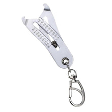 Load image into Gallery viewer, 1PC Portable Precision Thread Size Checker with Keychain Multiple Thread Sizes Quick Identification Professional Measuring Tool for Mechanics
