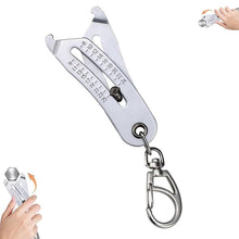 Load image into Gallery viewer, 1PC Portable Precision Thread Size Checker with Keychain Multiple Thread Sizes Quick Identification Professional Measuring Tool for Mechanics
