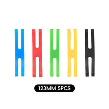 Load image into Gallery viewer, 10PCS 19.5/12.3CM H-Shaped Silicone Straps Outdoor Camping Tableware High Elasticity Tying Bands
