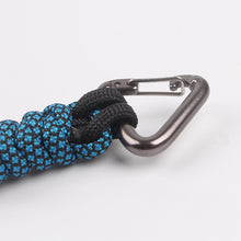 Load image into Gallery viewer, Multi-purpose 7-Core Paracord Lanyard with Hook Handwoven Strap for Outdoor Bags Water Bottles Earphones

