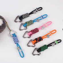 Load image into Gallery viewer, Multi-purpose 7-Core Paracord Lanyard with Hook Handwoven Strap for Outdoor Bags Water Bottles Earphones
