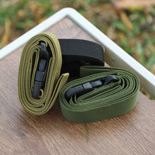 Load image into Gallery viewer, 1PC 135*2.5CM Outdoor Camping Adjustable Handle Strap Double Insurance Buckle Belt for Luggage Camping Hiking Supplies
