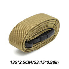 Load image into Gallery viewer, 1PC 135*2.5CM Outdoor Camping Adjustable Handle Strap Double Insurance Buckle Belt for Luggage Camping Hiking Supplies
