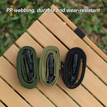Load image into Gallery viewer, 1PC 135*2.5CM Outdoor Camping Adjustable Handle Strap Double Insurance Buckle Belt for Luggage Camping Hiking Supplies
