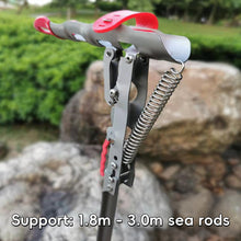 Load image into Gallery viewer, Foldable Automatic Fishing Rod Holder Sea Pole Stainless Steel Spring Ground Spike Fishing Equipment
