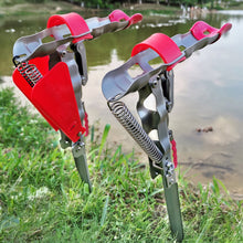 Load image into Gallery viewer, Foldable Automatic Fishing Rod Holder Sea Pole Stainless Steel Spring Ground Spike Fishing Equipment
