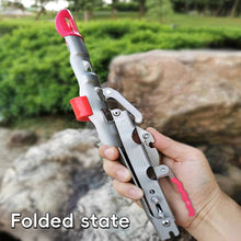 Load image into Gallery viewer, Foldable Automatic Fishing Rod Holder Sea Pole Stainless Steel Spring Ground Spike Fishing Equipment
