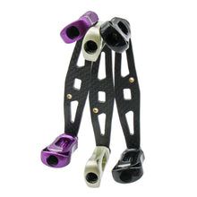 Load image into Gallery viewer, Carbon Fiber Baitcasting Reel Handle Lightweight Electroplated Hollow Knob Handlebar Fishing Reel Modification Supplies
