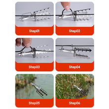 Load image into Gallery viewer, Professional Lure Bottom Snag Rescuer Stainless Steel Serrated Retrieval Tool with Line Winder Fishing Equipment
