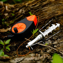 Load image into Gallery viewer, Professional Lure Bottom Snag Rescuer Stainless Steel Serrated Retrieval Tool with Line Winder Fishing Equipment
