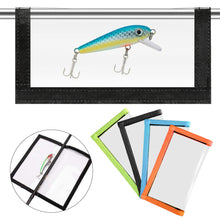 Load image into Gallery viewer, 1PC PVC Transparent Lure Bait Storage Bag Hook and Loop Scratch-resistant Loss-proof Protective Case Fishing Gear Isolation Pouch
