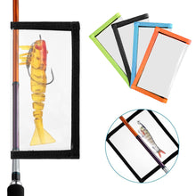Load image into Gallery viewer, 1PC PVC Transparent Lure Bait Storage Bag Hook and Loop Scratch-resistant Loss-proof Protective Case Fishing Gear Isolation Pouch
