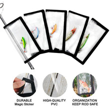 Load image into Gallery viewer, 1PC PVC Transparent Lure Bait Storage Bag Hook and Loop Scratch-resistant Loss-proof Protective Case Fishing Gear Isolation Pouch
