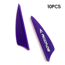 Load image into Gallery viewer, 10PCS 1.75-Inch High-Elastic Plastic Shield Archery Vanes Enhanced Flight Stability Trajectory Correction Bow Arrow Accessories
