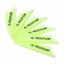 Load image into Gallery viewer, 10PCS 1.75-Inch High-Elastic Plastic Shield Archery Vanes Enhanced Flight Stability Trajectory Correction Bow Arrow Accessories
