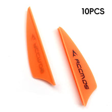 Load image into Gallery viewer, 10PCS 1.75-Inch High-Elastic Plastic Shield Archery Vanes Enhanced Flight Stability Trajectory Correction Bow Arrow Accessories
