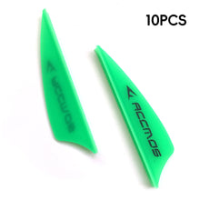 Load image into Gallery viewer, 10PCS 1.75-Inch High-Elastic Plastic Shield Archery Vanes Enhanced Flight Stability Trajectory Correction Bow Arrow Accessories
