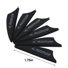 Load image into Gallery viewer, 10PCS 1.75-Inch High-Elastic Plastic Shield Archery Vanes Enhanced Flight Stability Trajectory Correction Bow Arrow Accessories
