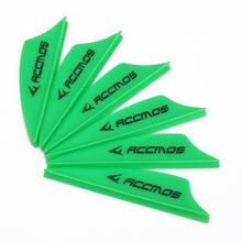 Load image into Gallery viewer, 10PCS 1.75-Inch High-Elastic Plastic Shield Archery Vanes Enhanced Flight Stability Trajectory Correction Bow Arrow Accessories
