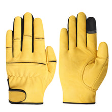 Load image into Gallery viewer, 1Pair Work Gloves Builder Gloves Machine Repair Gardening Gloves Light-Duty Safety Mechanic Gloves Imitation Sheepskin for Men Women
