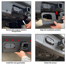 Load image into Gallery viewer, Car Rear Bumper Cover Plate 4/7-Pin Hitch Protector Truck Accessories Towing &amp; Exterior for 2022-2025 Ford Maverick
