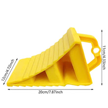 Load image into Gallery viewer, Multipurpose Anti-Slip Car Wheel Chocks RV Wheel Chocks Portable Tire Chocks Wear-Resistant Tire Stopper for Trucks RVs
