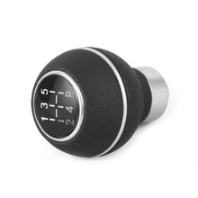 Load image into Gallery viewer, 5 Speed Car Gear Shift Knob Cover Shift Lever Gear Level Knob Shift Head Leather＆Aluminium For M8 M10 M11 M12
