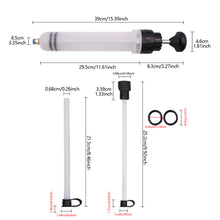 Load image into Gallery viewer, 200cc 500cc Car Fluid Extractors Pumps Oil Change Syringes With Hose Manual Fuels Suction &amp; Filler Fluid Automotive Oil Change Evacuator
