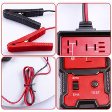 Load image into Gallery viewer, Universal 12V Car Relay Tester Voltage Tester Automotive Electronic Relay Tester LED Indicator Light Car Battery Checker
