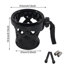 Load image into Gallery viewer, Motorcycle Passenger Handlebar Drinking Holder for Harley Touring Dyna Fat Bob Road Glide Electra Glide Model
