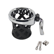 Load image into Gallery viewer, Motorcycle Passenger Handlebar Drinking Holder for Harley Touring Dyna Fat Bob Road Glide Electra Glide Model
