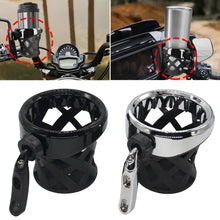 Load image into Gallery viewer, Motorcycle Passenger Handlebar Drinking Holder for Harley Touring Dyna Fat Bob Road Glide Electra Glide Model
