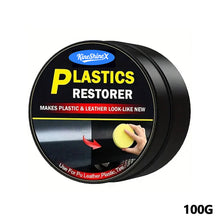 Load image into Gallery viewer, Car Interior Plastic Restorer Polish Panel Renewal Wax Coating Leather Plastic Rubber Repair Auto Reconditioning Cream Care

