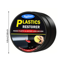 Load image into Gallery viewer, Car Interior Plastic Restorer Polish Panel Renewal Wax Coating Leather Plastic Rubber Repair Auto Reconditioning Cream Care
