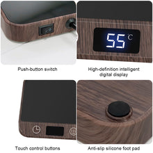 Load image into Gallery viewer, 45-70°C/113-158°F Cup Heater Mug Warmer 5 Gear Hot Tea Makers Heating Coaster Electric Hot Plate Thermostatic Coffee Heating Pad 110V/220V
