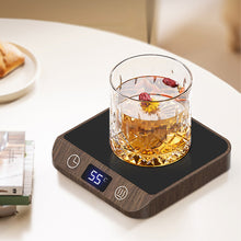 Load image into Gallery viewer, 45-70°C/113-158°F Cup Heater Mug Warmer 5 Gear Hot Tea Makers Heating Coaster Electric Hot Plate Thermostatic Coffee Heating Pad 110V/220V

