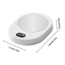 Load image into Gallery viewer, 55°C USB Electric Mug Mat Constant TemperatureIntelligent Warm Coaster for Coffee Milk Tea Office Home Office Desktop Cup Heater Gift
