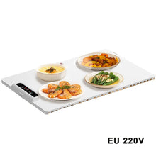Load image into Gallery viewer, Electric Food Warmer Foldable Warming Tray Plate Warmer with 3 Temperature Levels 60°C-100°C Fast Heating Mat Warm Tray Winter Supplies
