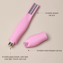 Load image into Gallery viewer, 3 in 1 Nail Magnet Tool 3D Love Heart Cat Eye Nail Magnet Double Line Moon Snake Pattern French Nail UV Magnetic Stick Manicure
