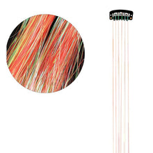 Load image into Gallery viewer, 1/6Pcs Colorful Long Straight Hair Pieces Synthetic Clip-in Hair Extensions Synthetic High Temperature Fiber Wig for Daily Use Party
