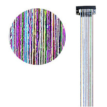 Load image into Gallery viewer, 1/6Pcs Colorful Long Straight Hair Pieces Synthetic Clip-in Hair Extensions Synthetic High Temperature Fiber Wig for Daily Use Party
