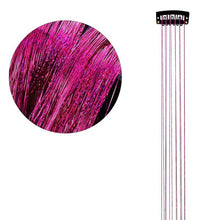 Load image into Gallery viewer, 1/6Pcs Colorful Long Straight Hair Pieces Synthetic Clip-in Hair Extensions Synthetic High Temperature Fiber Wig for Daily Use Party

