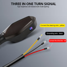 Load image into Gallery viewer, 2Pcs Motorcycle Projection Turn Signal Light Motorcycle LED Turn Signal Light Led Environment Turn Signal Light Highlight Warning Light
