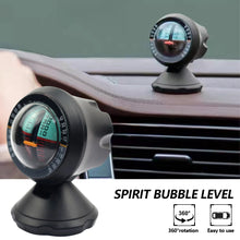Load image into Gallery viewer, Multifunction Car Slope Inclinometer Level Tilt Gauge Indicator Slope Meter Gradient Balancer for Outdoor Camping Vehicle Compass
