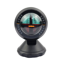 Load image into Gallery viewer, Multifunction Car Slope Inclinometer Level Tilt Gauge Indicator Slope Meter Gradient Balancer for Outdoor Camping Vehicle Compass
