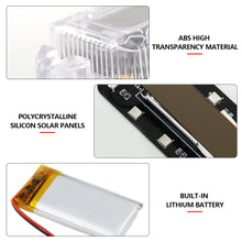 Load image into Gallery viewer, Solar Powered Car Warning Light LED Flashlight Indicator In-Night Caution Strobe Warning Light Running Lamp Clear For Motorcycle E-Bike
