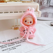Load image into Gallery viewer, Mini Labubu Clothing Hoodie Pants For 10.5cm Labubu 4.0 The Monsters Pin for Love Series Doll Clothes Outfit Accessories
