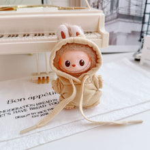 Load image into Gallery viewer, Mini Labubu Clothing Hoodie Pants For 10.5cm Labubu 4.0 The Monsters Pin for Love Series Doll Clothes Outfit Accessories
