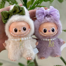 Load image into Gallery viewer, For Mini Labubu Pendant Accessories Letters Pearl Necklaces For Labubu 4.0 Pin for Love Series Doll Clothes Accessories
